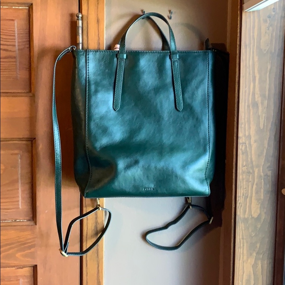 Fossil Leather Backpack